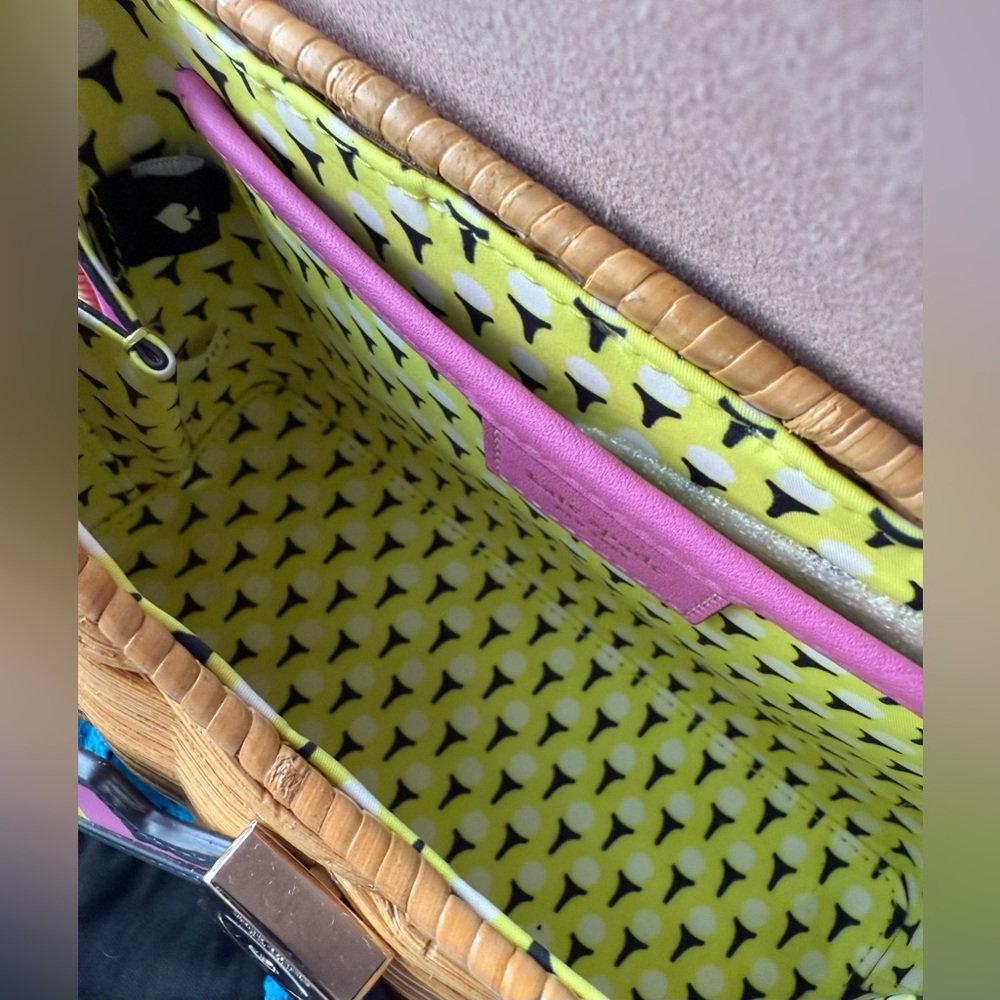 Kate Spade Tee Time Wicker 3D Windmill Bag - Picture 13 of 16